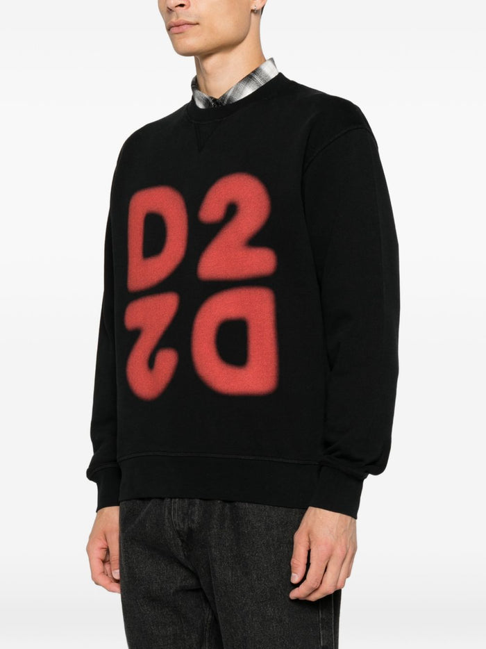 Dsquared2 Felpa Nero Uomo 2