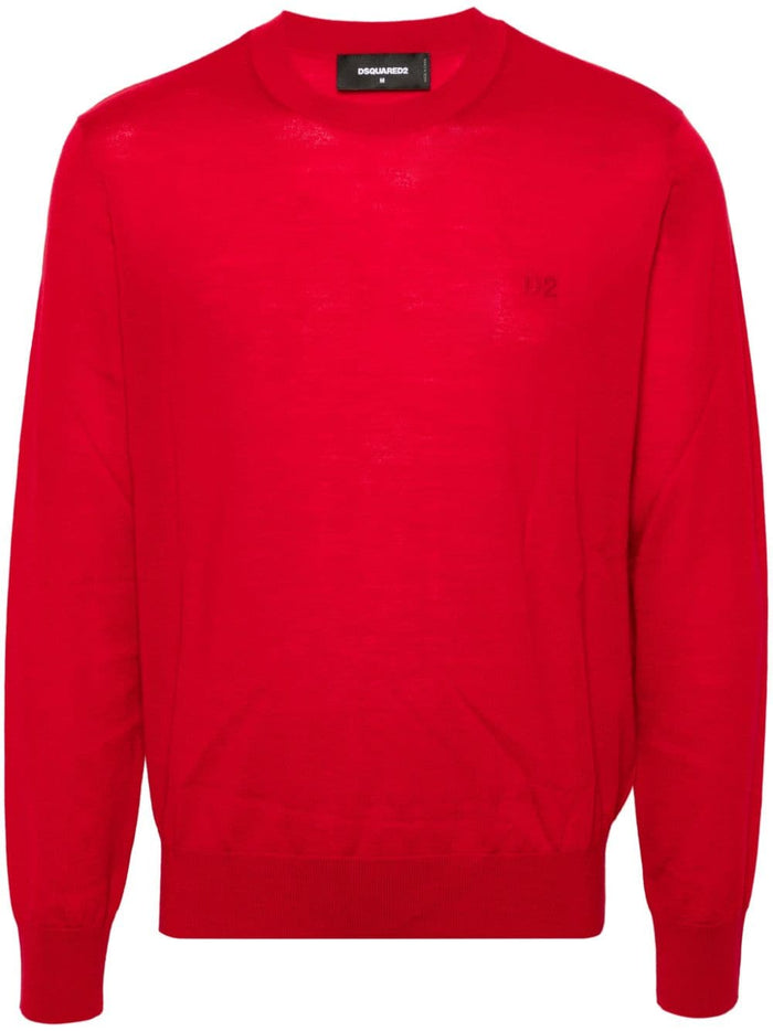 Dsquared2 Red Men's Shirt Embroidery Logo 5