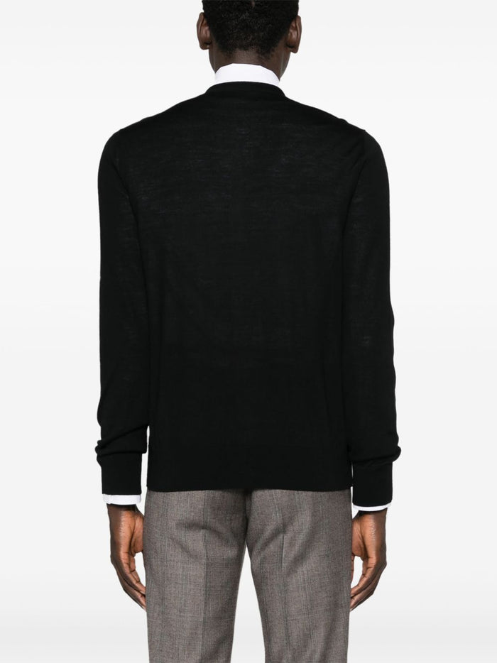 Dsquared2 Cardigan Nero Uomo con Bottoni 3