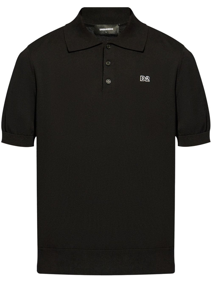 Dsquared2 Polo Nero Uomo 1