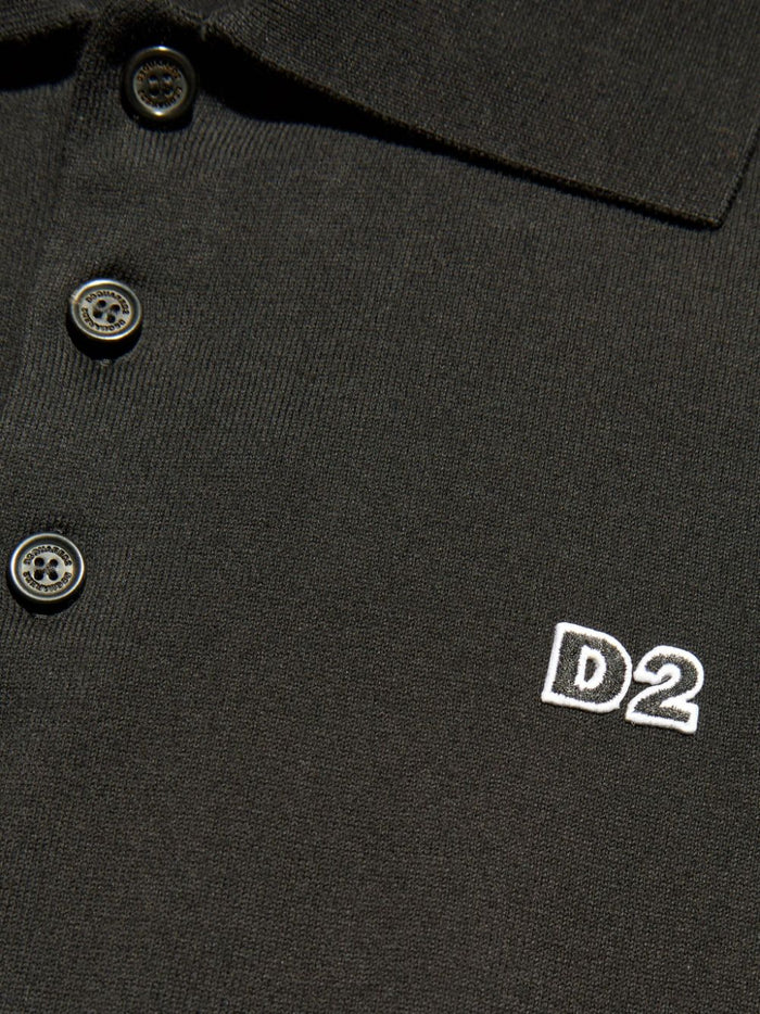 Dsquared2 Polo Nero Uomo 4