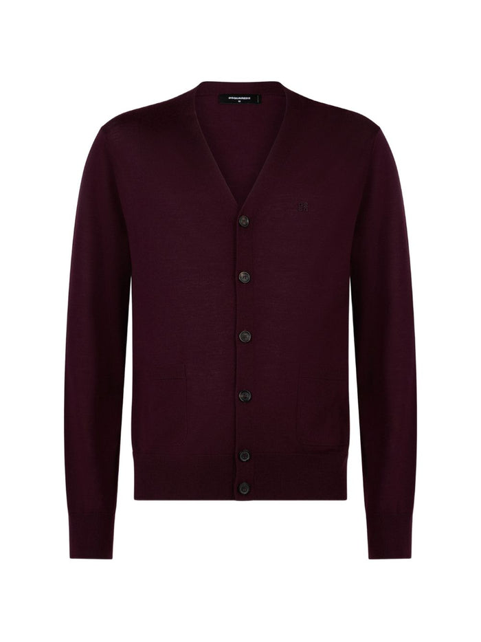 Dsquared2 Cardigan Viola Uomo 1