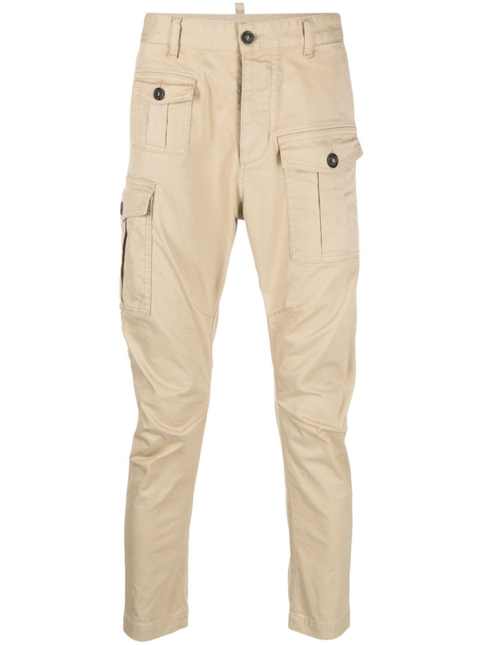 Dsquared2 Pantalone Beige Uomo Cargo 7