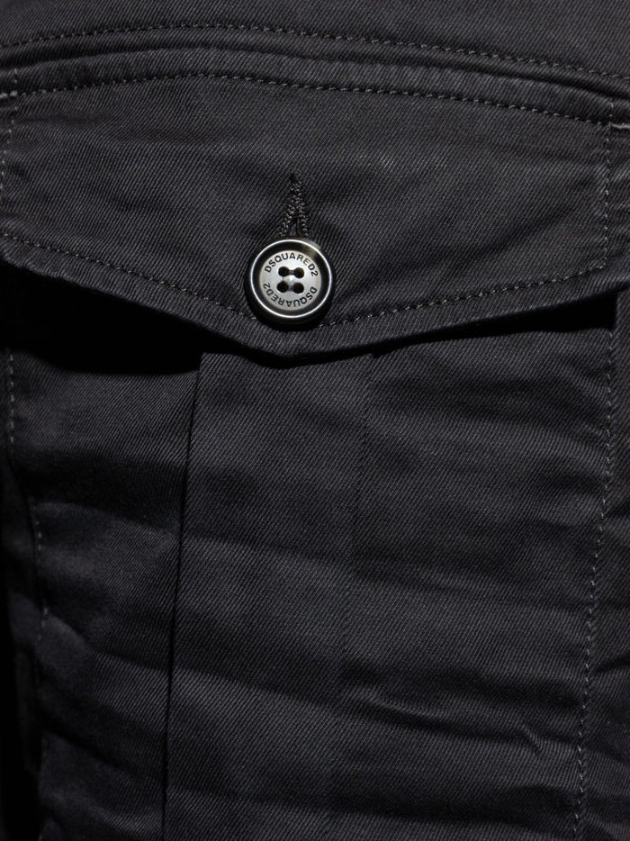 Dsquared2 Pantaloni Nero Uomo Cargo 4