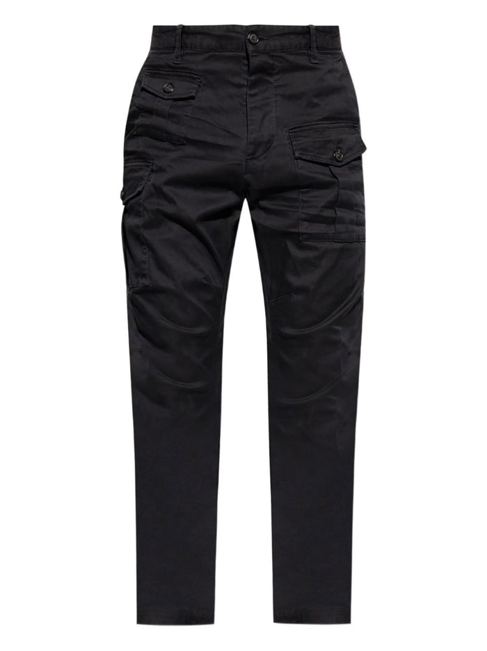 Dsquared2 Pantaloni Nero Uomo Cargo 5