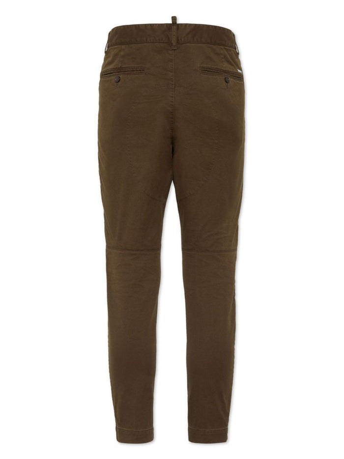 Dsquared2 Pantaloni Marrone Uomo Chino 2