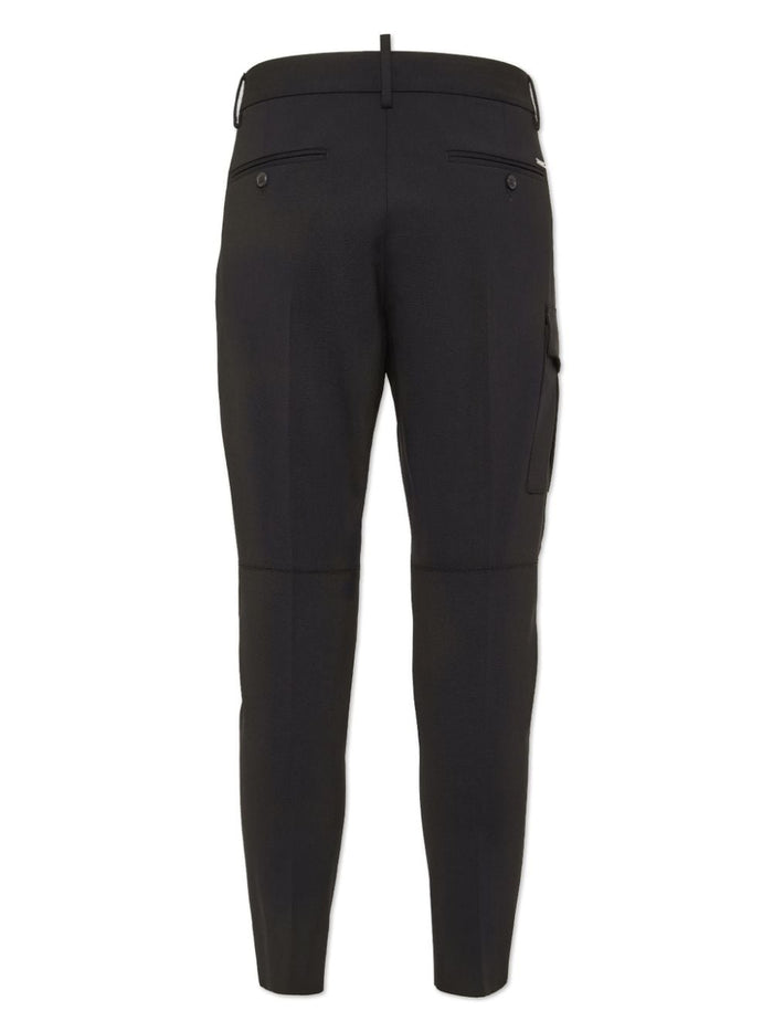 Dsquared2 Pantaloni Cargo Uomo Nero 2