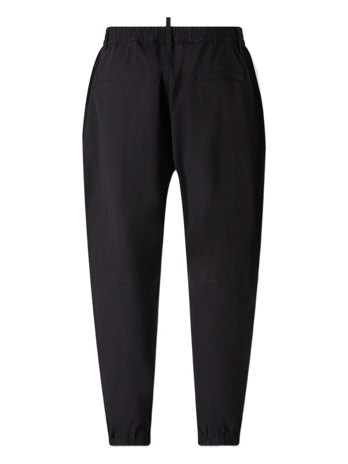 Dsquared2 Pantaloni Nero Uomo Stampa Logo 2