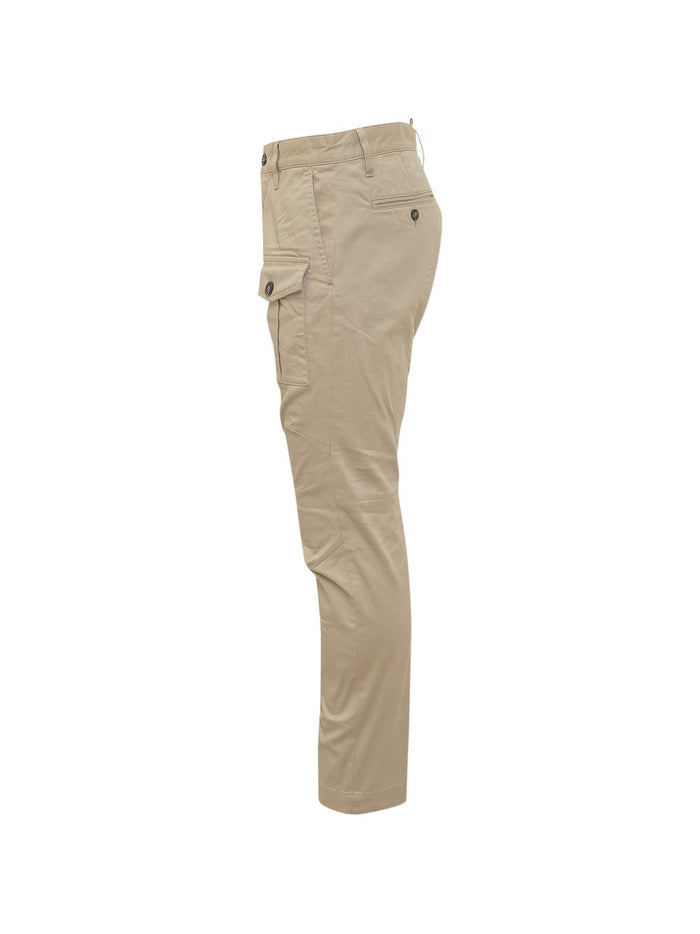 Dsquared2 Pantalone Beige Uomo Cargo 3