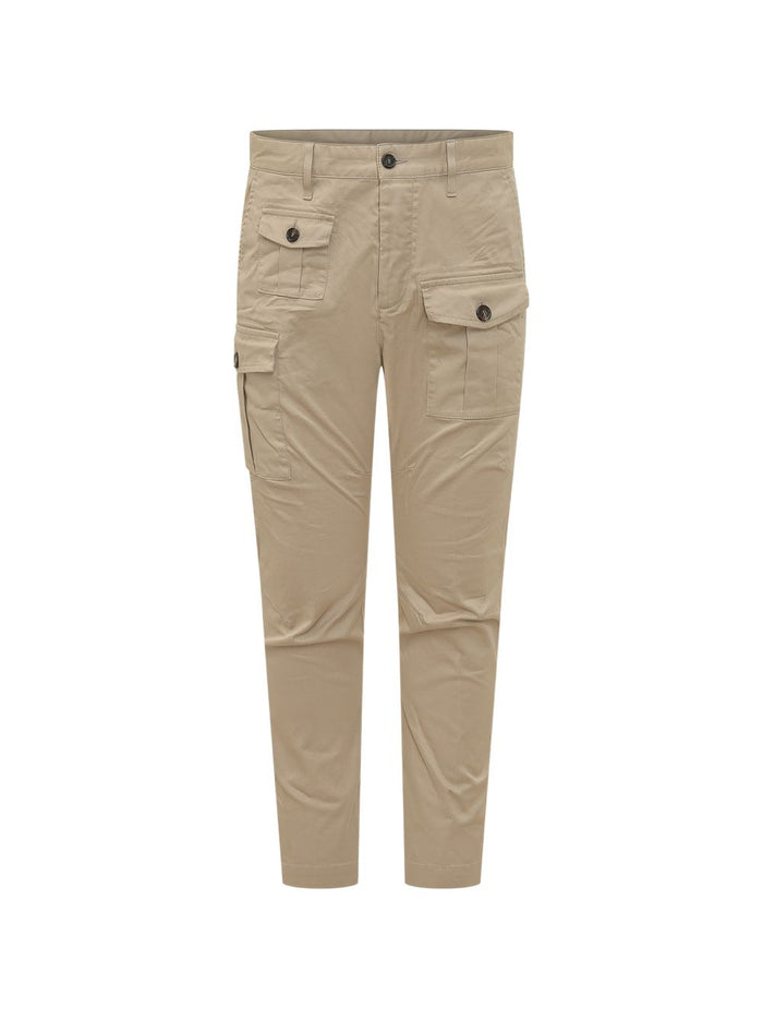 Dsquared2 Pantalone Beige Uomo Cargo 1