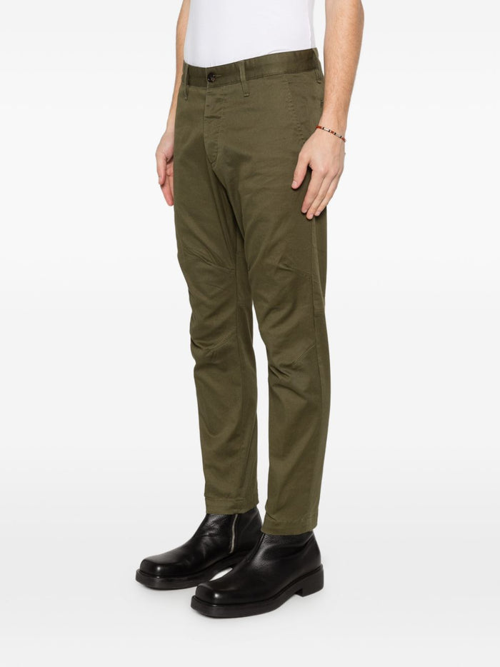 Dsquared2 Pantalone Verde Uomo Chino 1