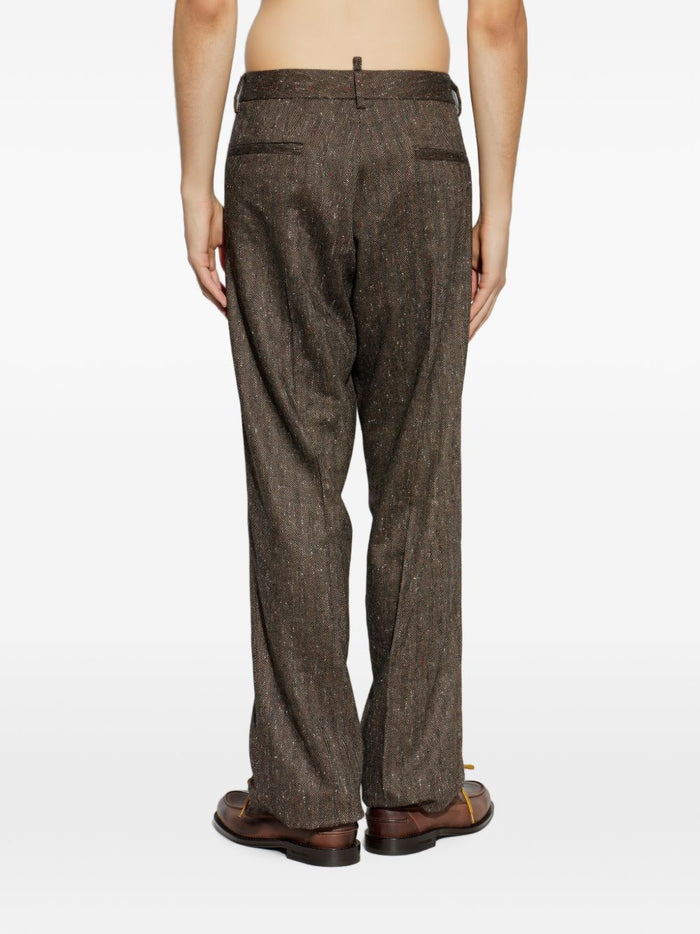 Dsquared2 Pantalone Marrone Uomo 3