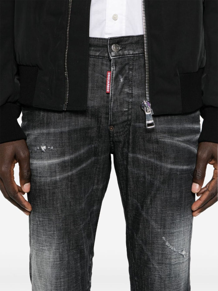 Dsquared2 Skater Uomo Jeans Nero 4
