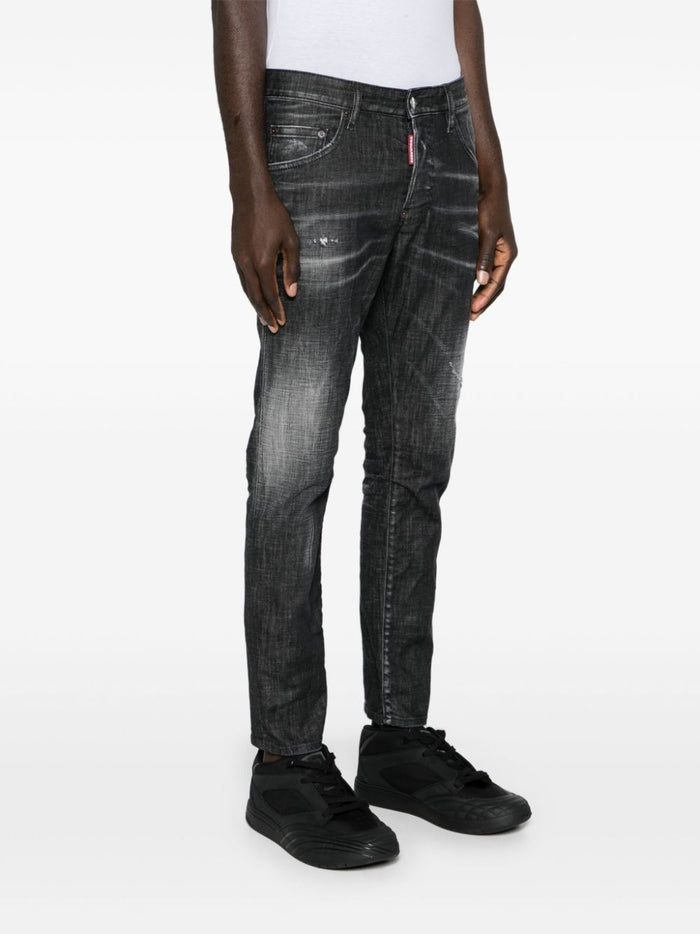 Dsquared2 Skater Uomo Jeans Nero 1