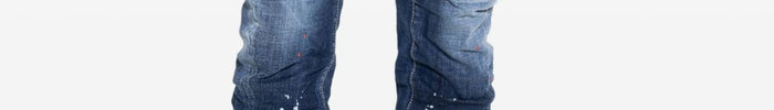 Dsquared2 Jeans Blu Uomo Effetto Vissuto - Dipierro