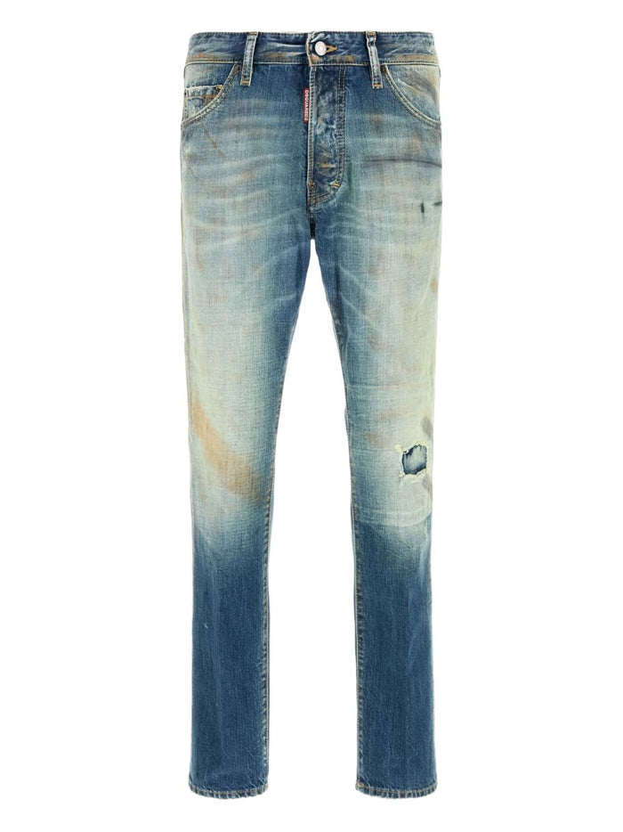 Dsquared2 Jeans Blu Uomo Stonewashed 1