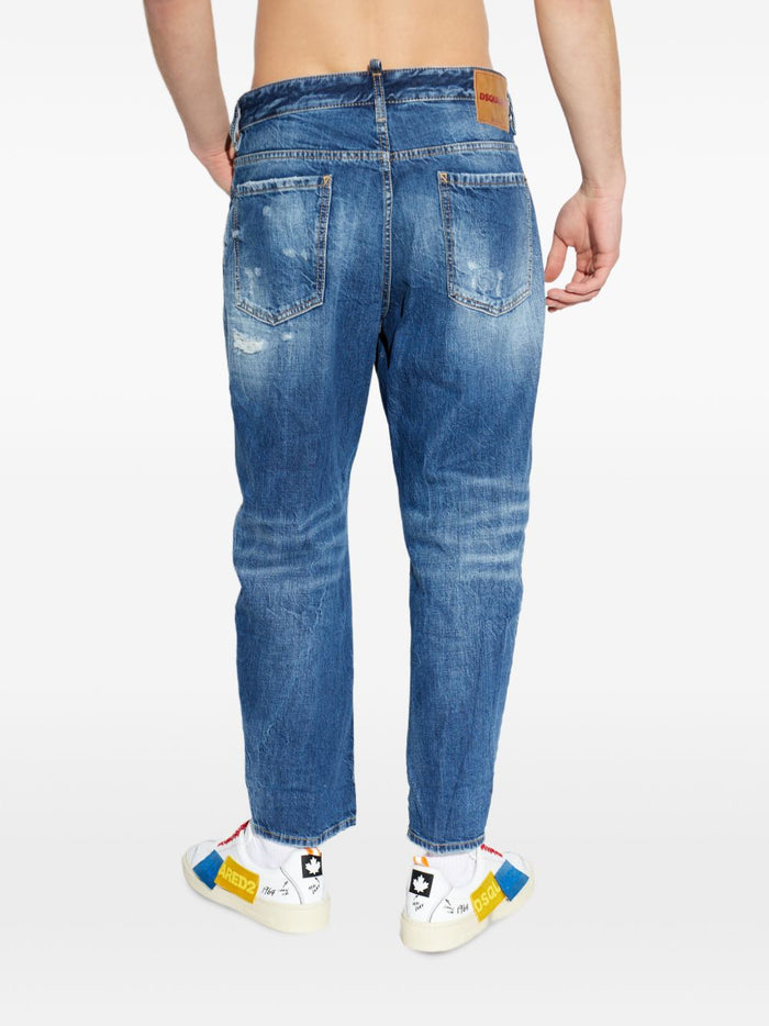 Dsquared2 Jeans Blu Uomo Bro Distressed 3