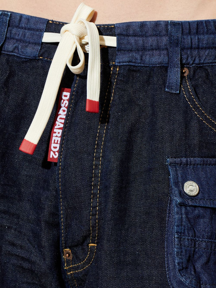 Dsquared2 Short Blu Uomo Denim 4