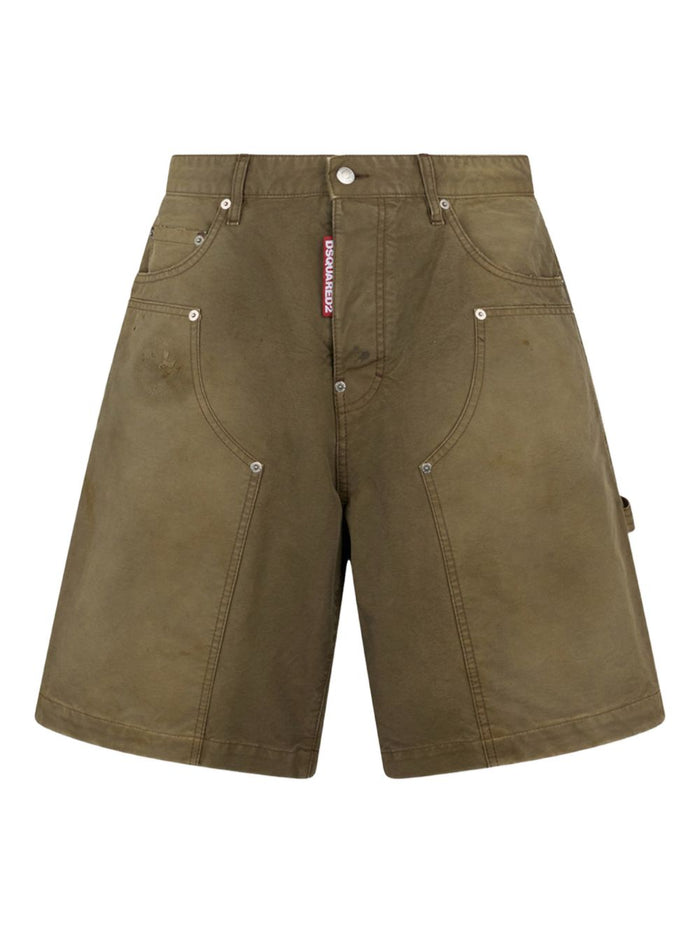 Dsquared2 Short Verde Uomo Carpenter 1