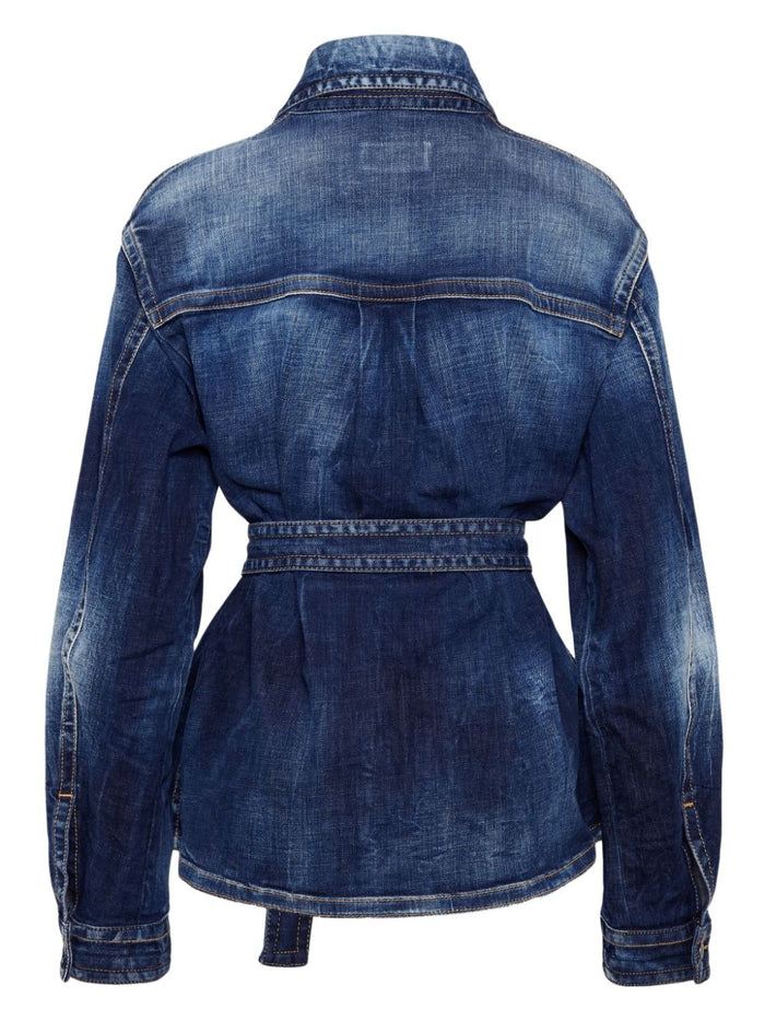 Dsquared2 Blue Shirt Woman 2