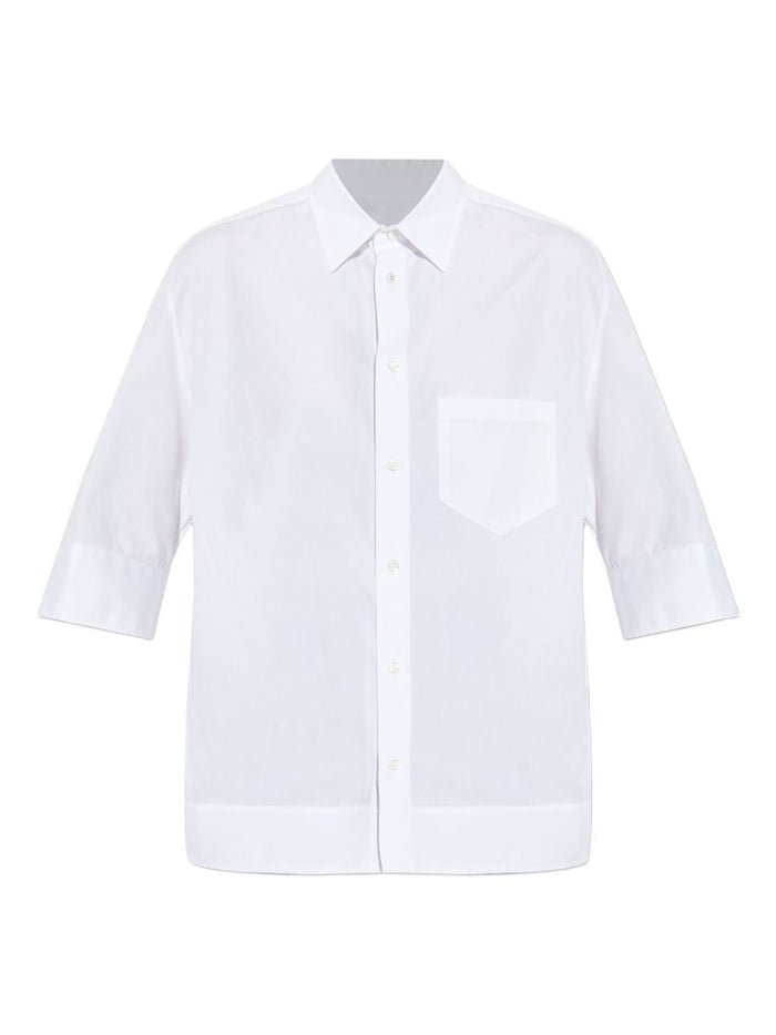 Dsquared2 Damen-Hemd in Weiß mit Signature-Logo-Stickerei 5