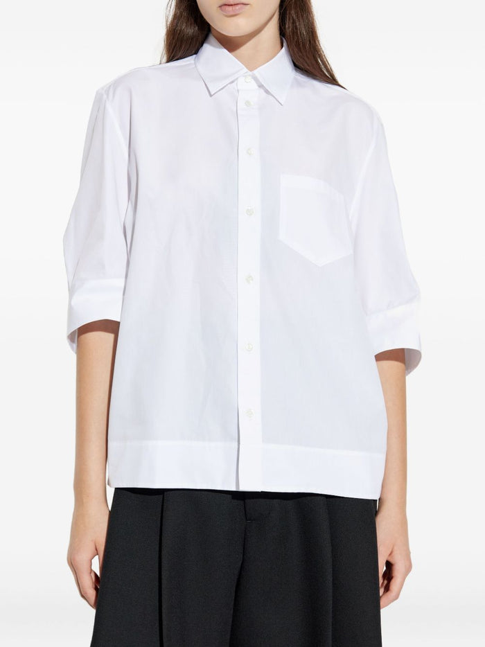 Dsquared2 Damen-Hemd in Weiß mit Signature-Logo-Stickerei 1