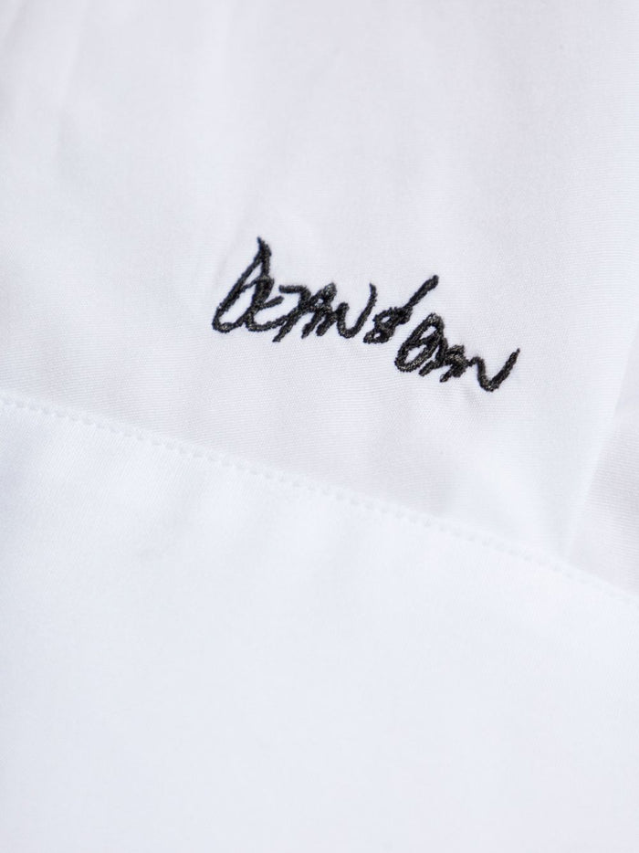 Dsquared2 Damen-Hemd in Weiß mit Signature-Logo-Stickerei 4