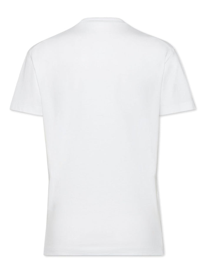 Dsquared2 Damen T-Shirt Just Right Fit Label in weiß 2