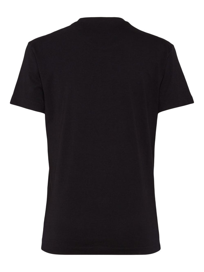 Dsquared2 Damen T-Shirt Just Right Fit Label in schwarz 2