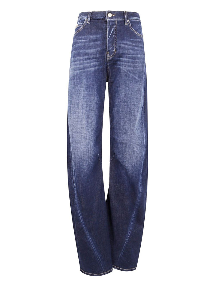 Dsquared2 Damen Blue Jeans mit Flecken 1