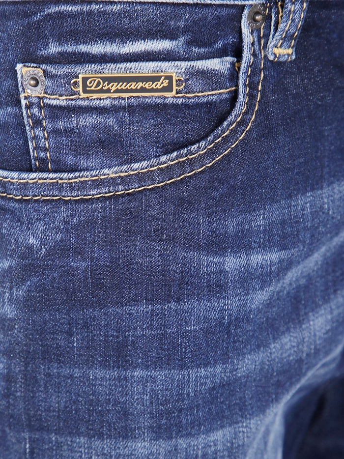 Dsquared2 Damen Blue Jeans mit Flecken 3