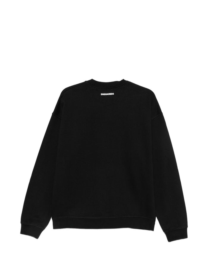 Dsquared2 Felpa Nero Uomo 3