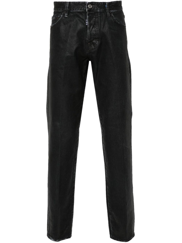 Dsquared2 Jeans Nero Uomo Etichetta Icon 5