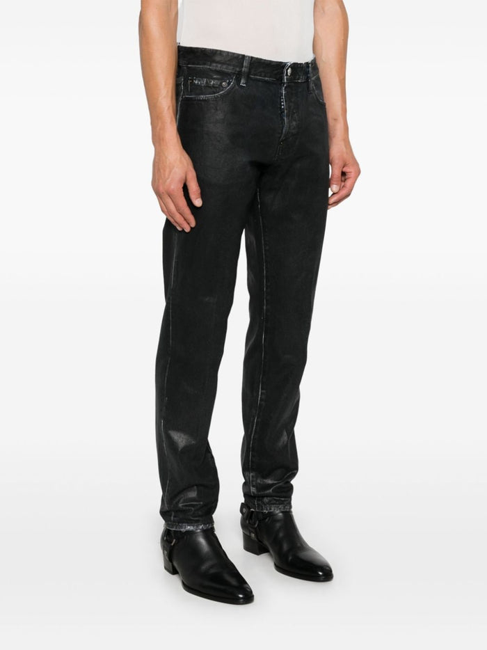 Dsquared2 Jeans Nero Uomo Etichetta Icon 2