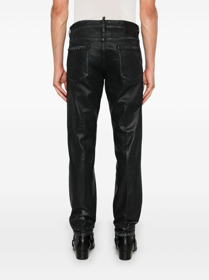 Dsquared2 Jeans Nero Uomo Etichetta Icon 3