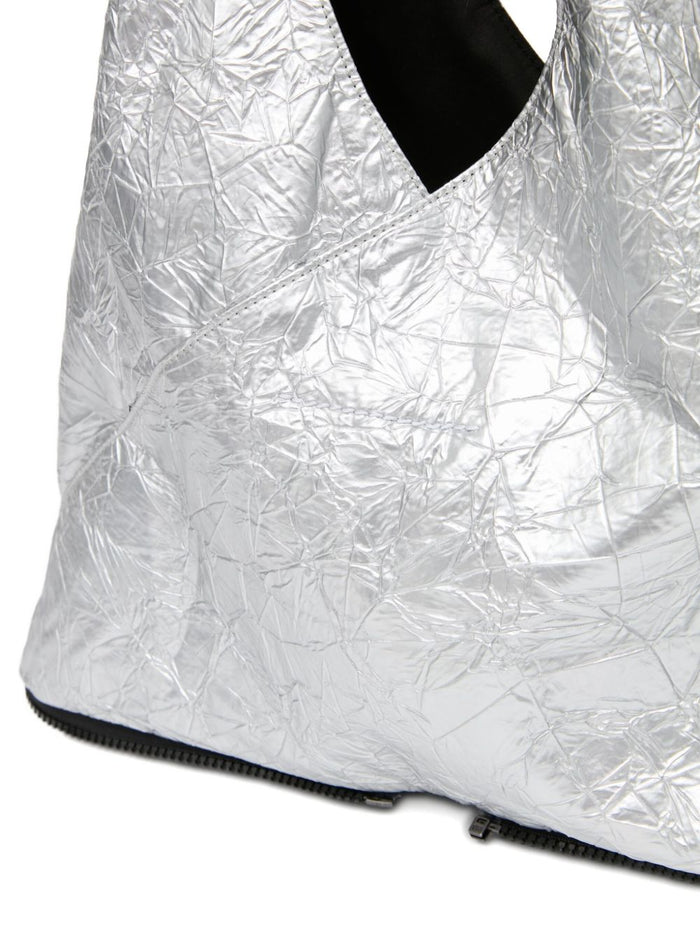 Mm6 Borsa Argento Donna Japanese Convertibile in Portafoglio 4