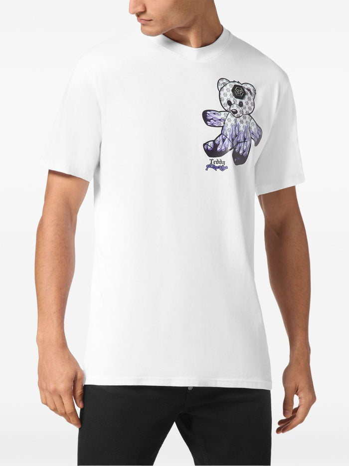 Philipp Plein T-shirt Bianco Uomo 3