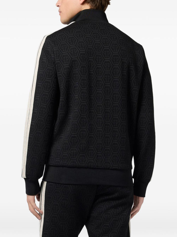 Philipp Plein Giubbotto Nero Uomo Sportivo 4