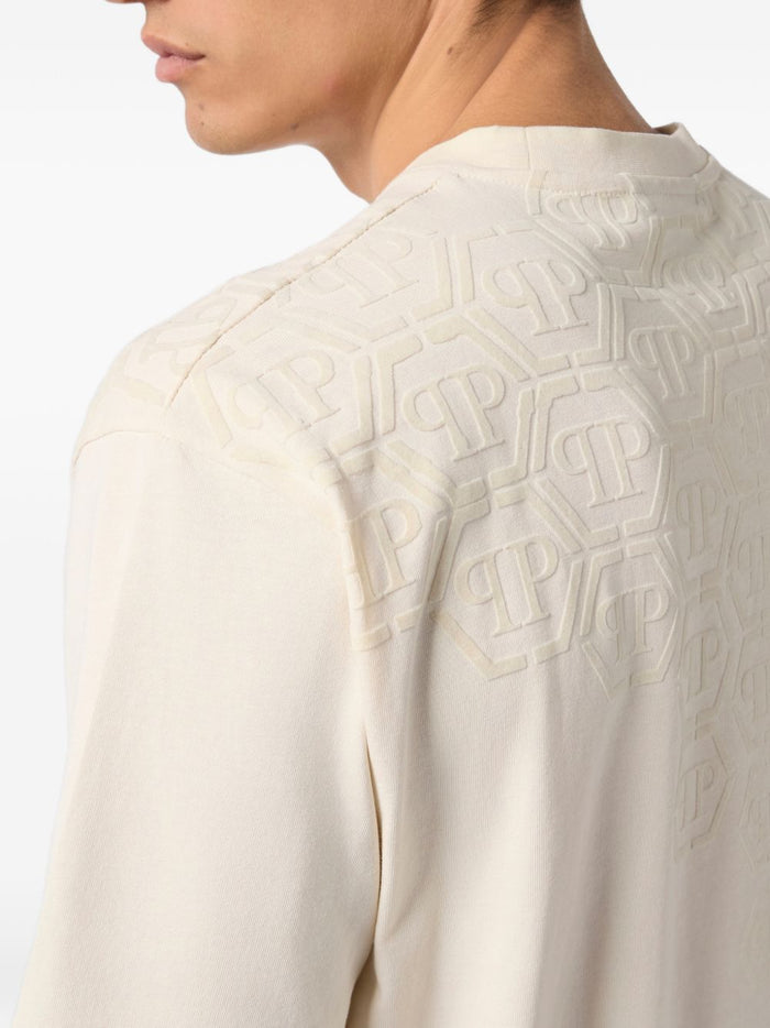 Philipp Plein T-shirt Beige Uomo Girocollo 3