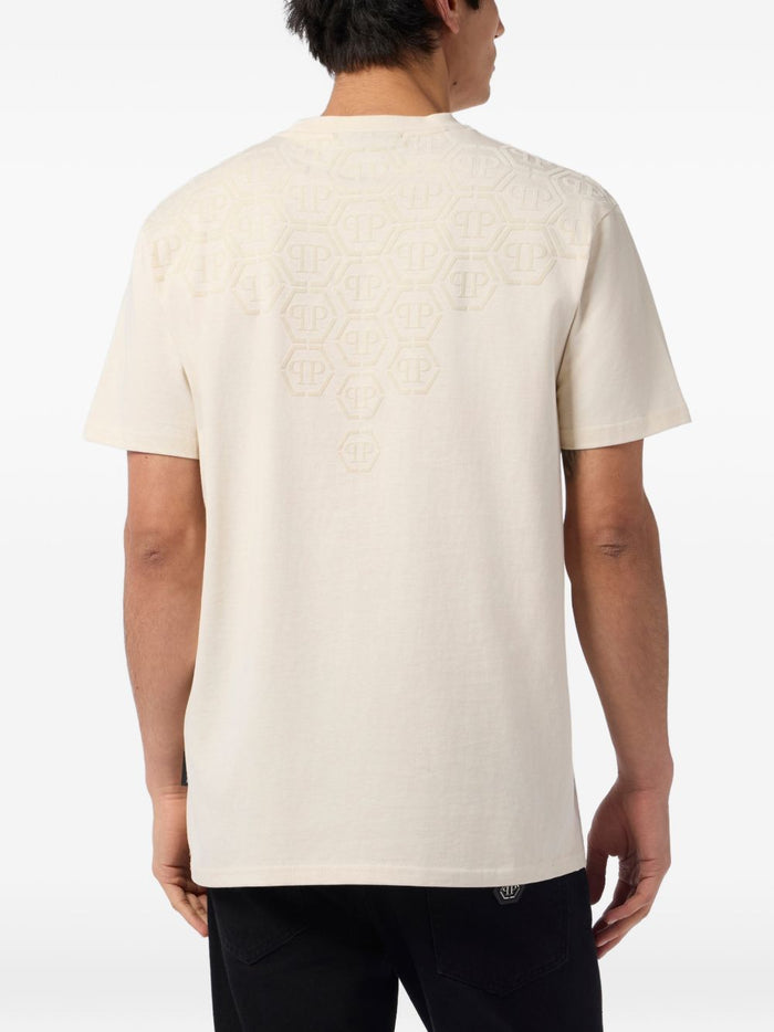 Philipp Plein T-shirt Beige Uomo Girocollo 2