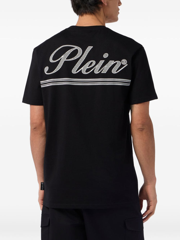 Philipp Plein T-shirt Nero Uomo Logo 2