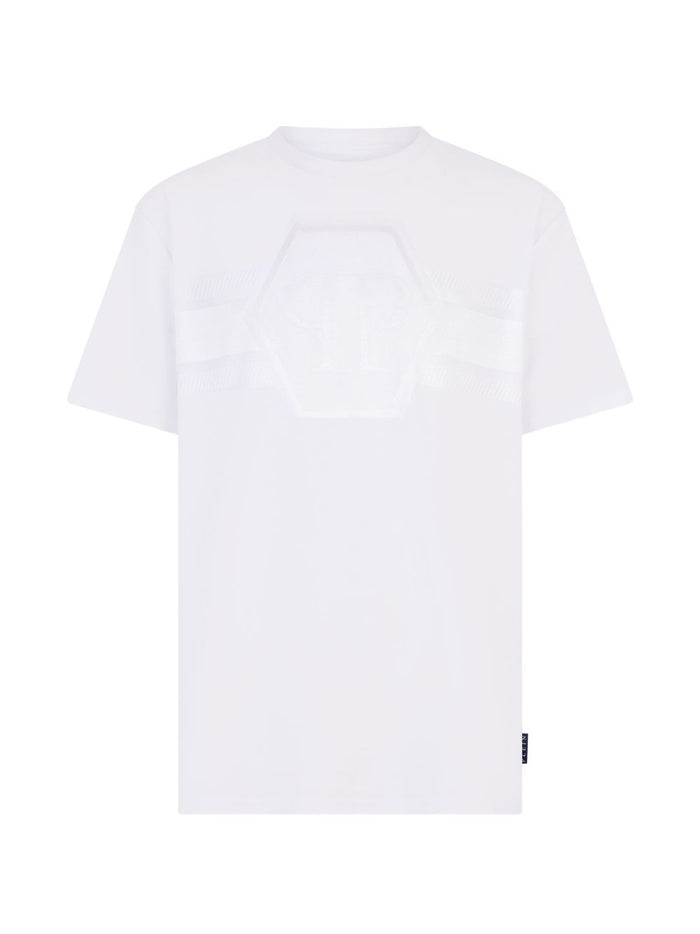 Philipp Plein T-shirt Bianco Uomo Hexagon 4