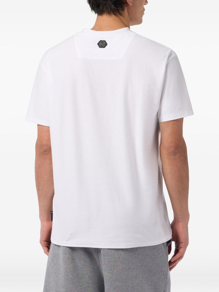 Philipp Plein T-shirt Bianco Uomo Hexagon 2