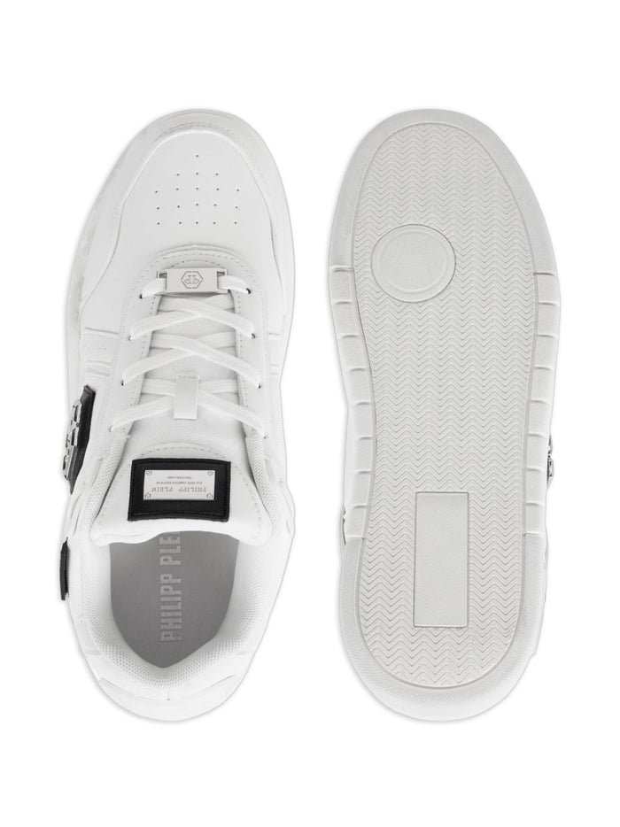Philipp Plein Scarpa Bianco Uomo SK8R 3