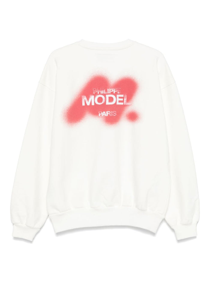 Philippe Model Men's White Sweatshirt 2