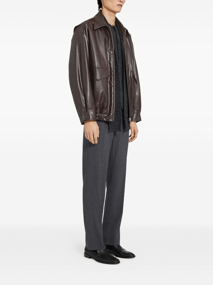 Mm6 Maison Margiela Men's Brown Bomber Jacket 3