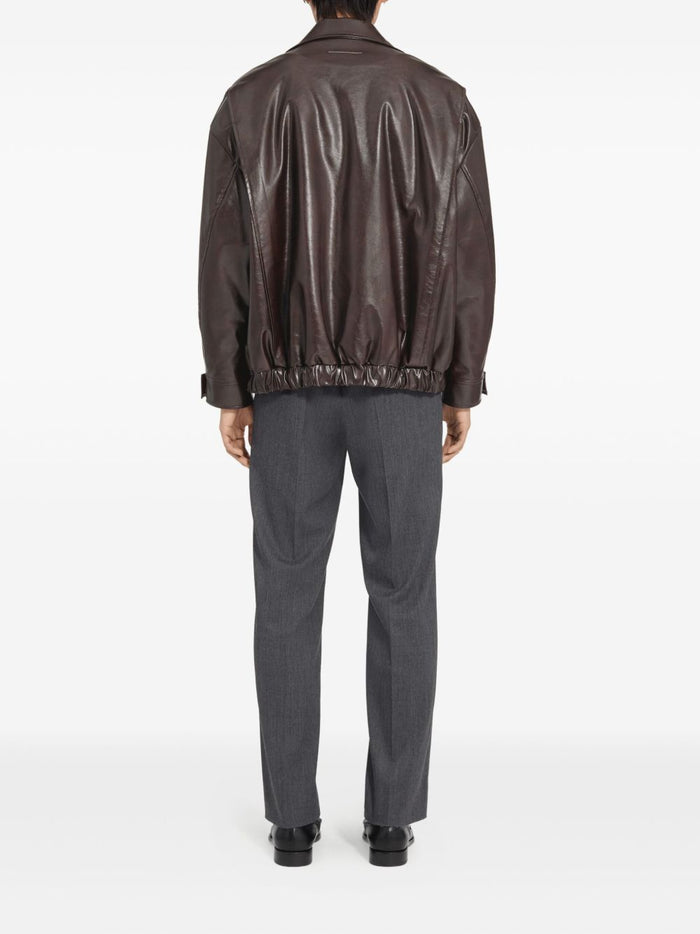 Mm6 Maison Margiela Men's Brown Bomber Jacket 4