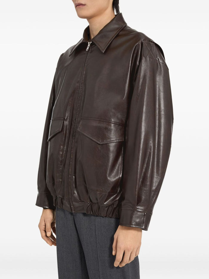 Mm6 Maison Margiela Men's Brown Bomber Jacket 1