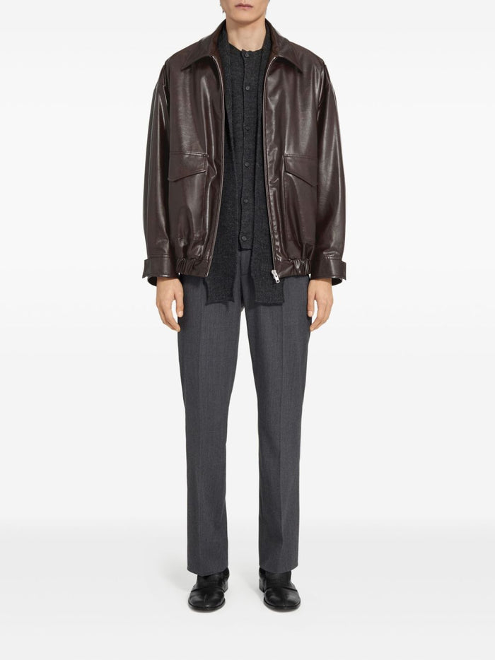 Mm6 Maison Margiela Men's Brown Bomber Jacket 2