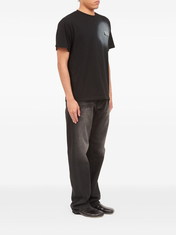 Mm6 Maison Margiela Men's Logo Label T-shirt Black 2